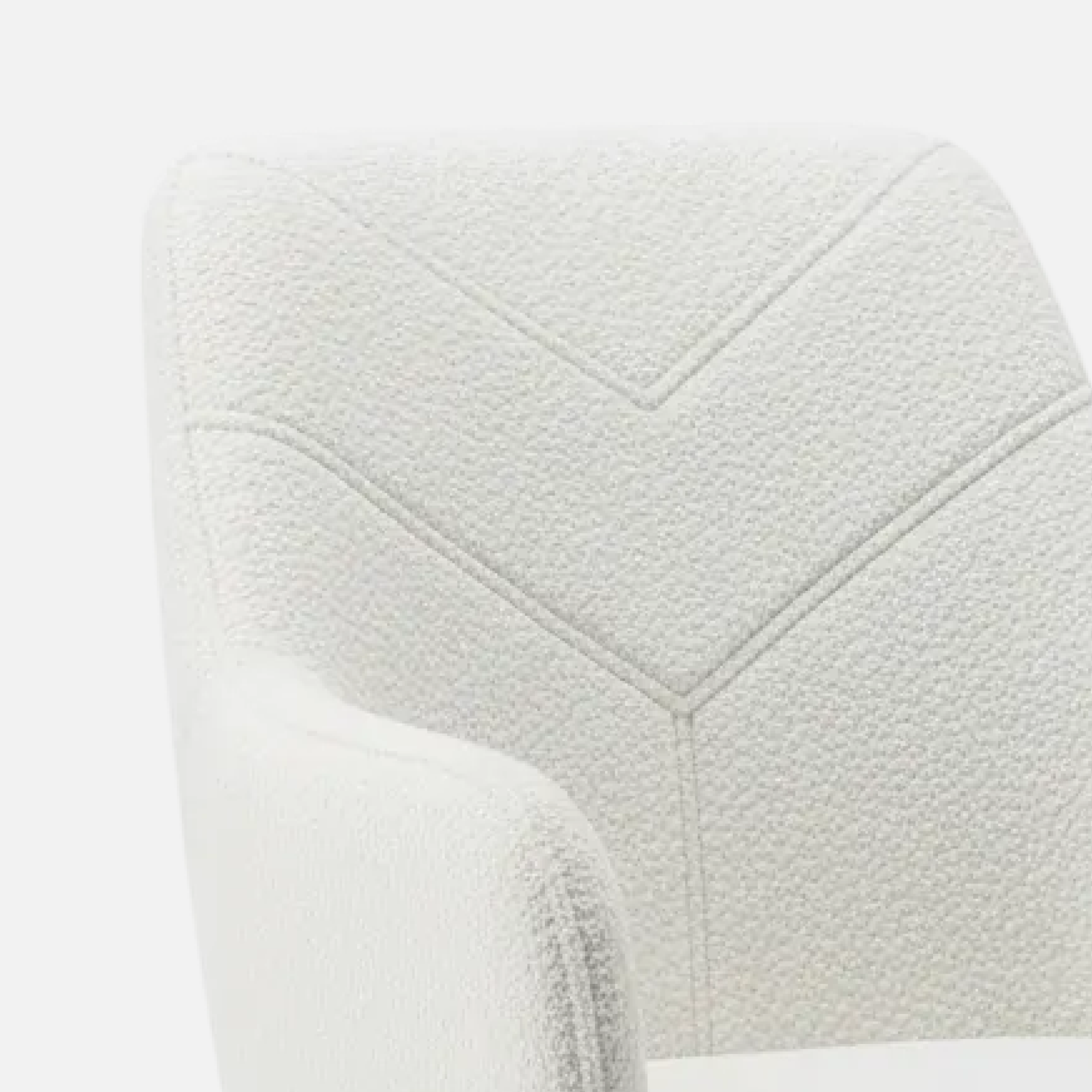 Modern Bouclé Dining Chair