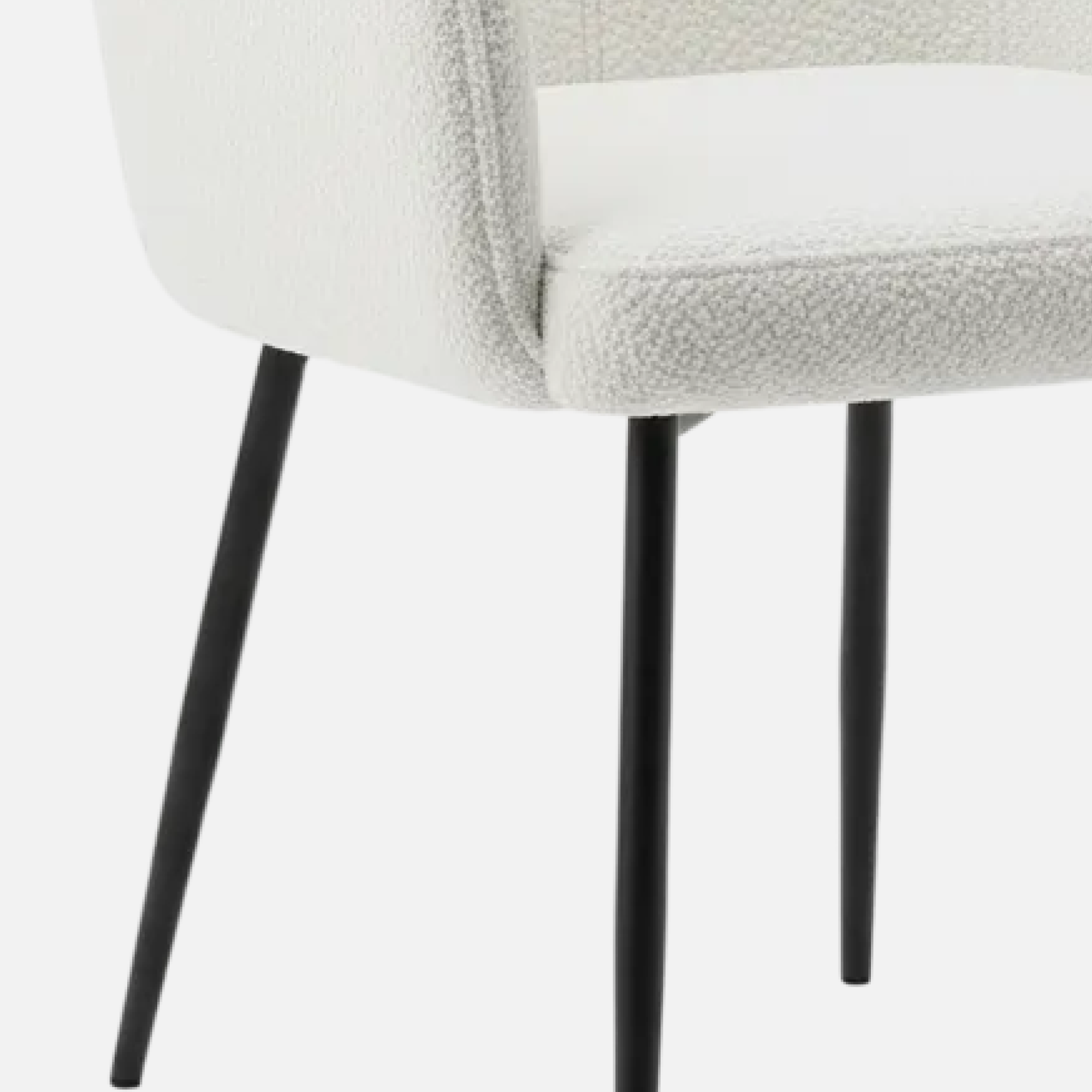 Modern Bouclé Dining Chair