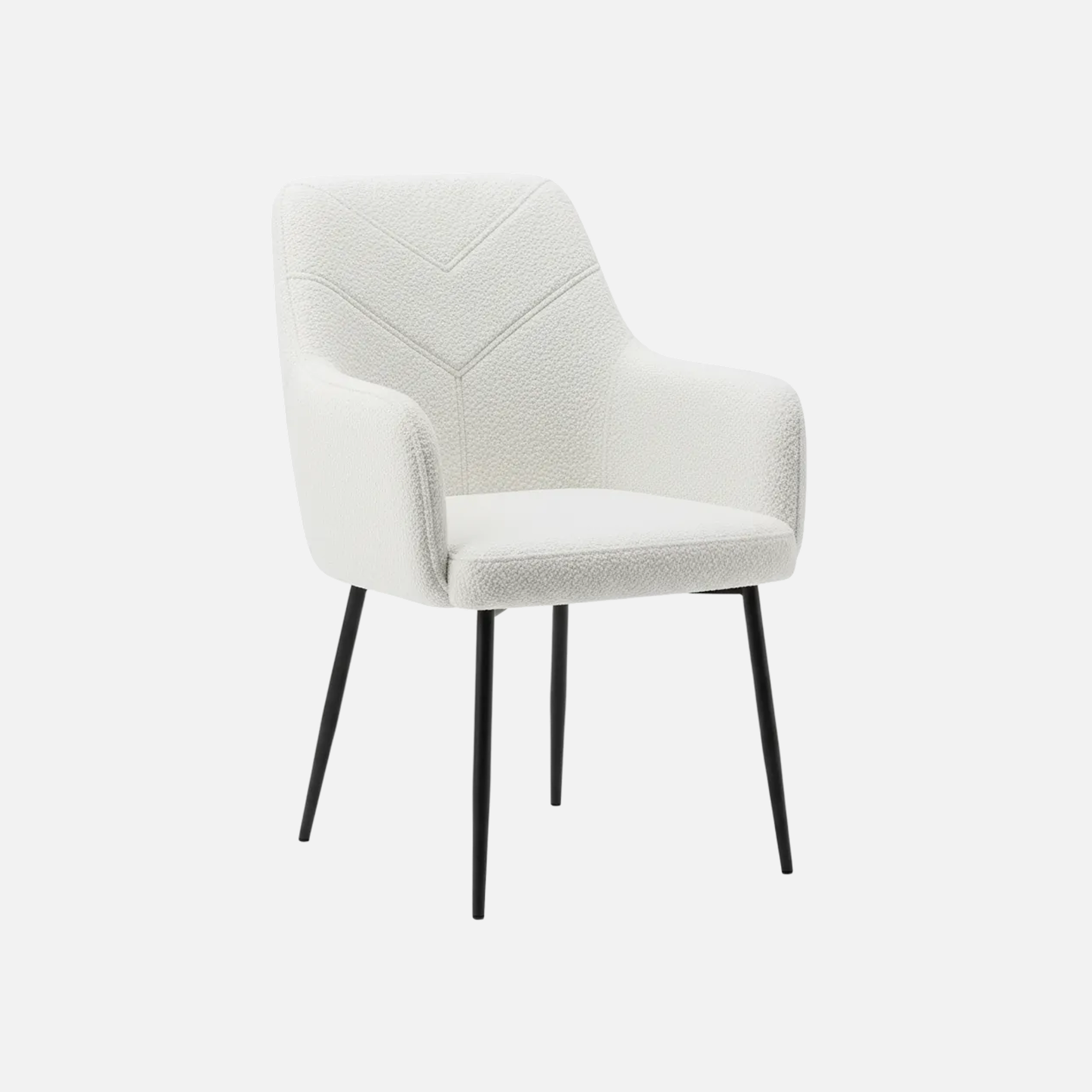 Modern Bouclé Dining Chair