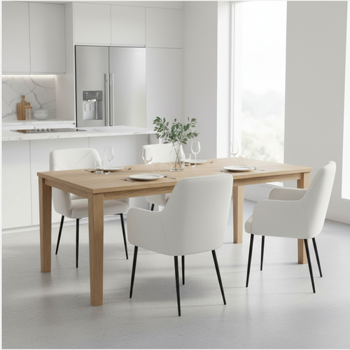 Modern Bouclé Dining Chair