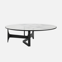 Rounded Mable Surface Table