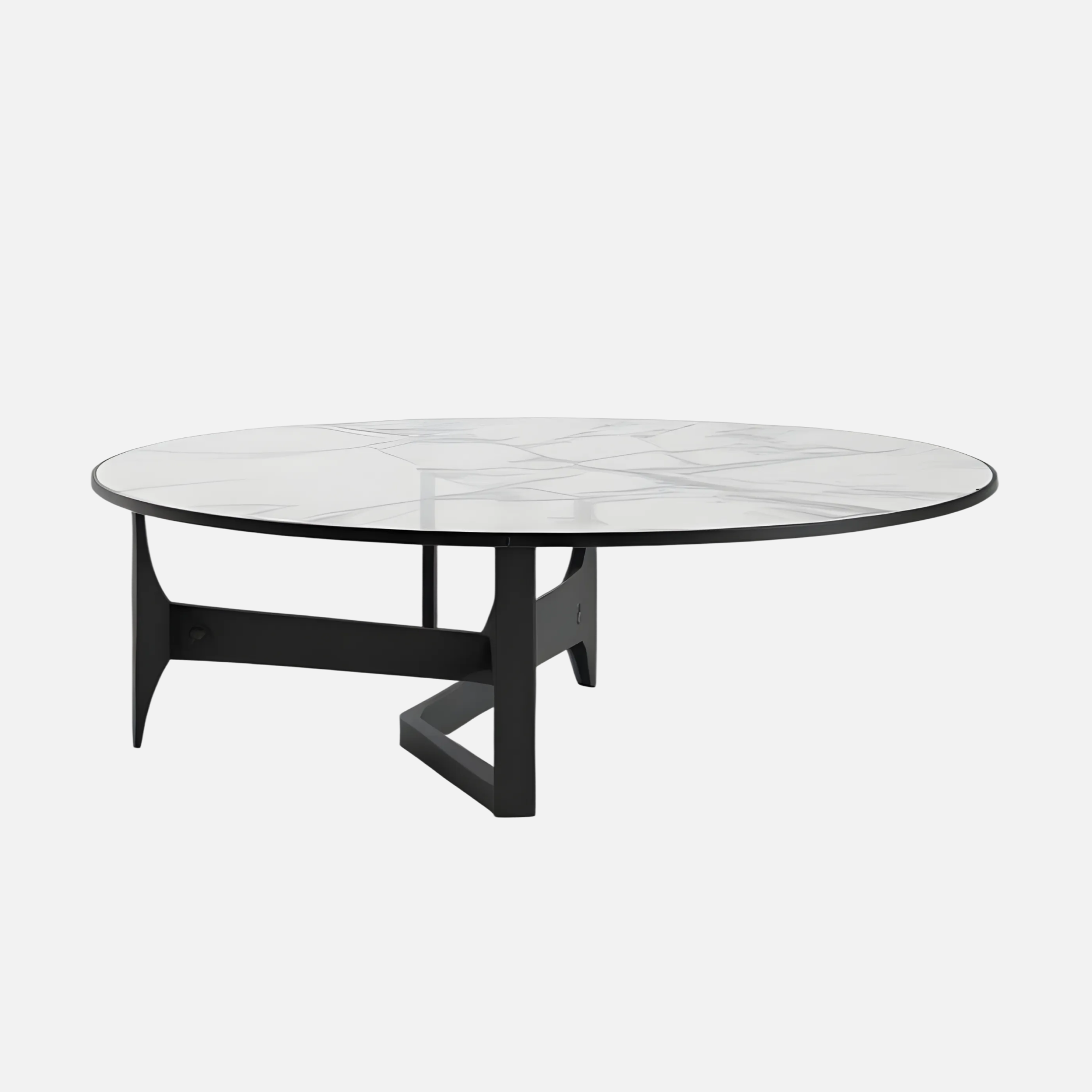 Rounded Mable Surface Table