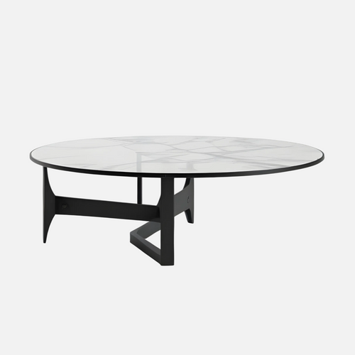 Rounded Mable Surface Table