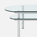 Double Layers Glass Table