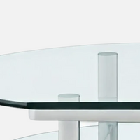 Double Layers Glass Table