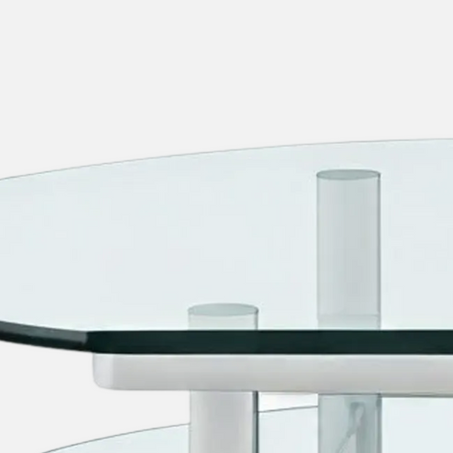 Double Layers Glass Table