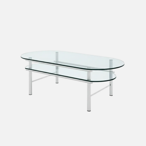 Double Layers Glass Table