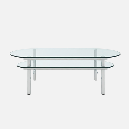 Double Layers Glass Table