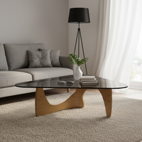 Abstract Glass Table