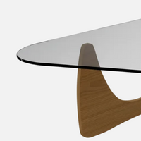 Abstract Glass Table