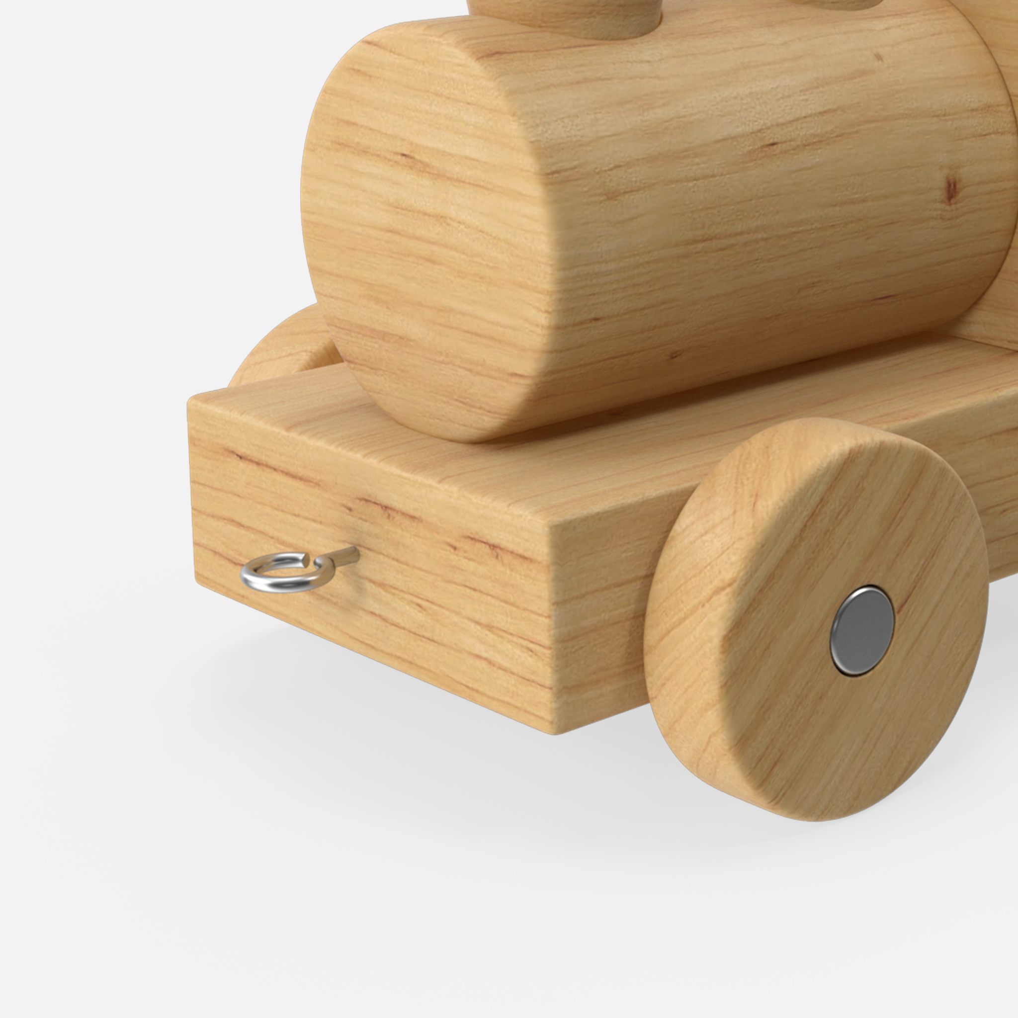 Wooden Toy Locomotive