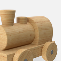 Wooden Toy Locomotive