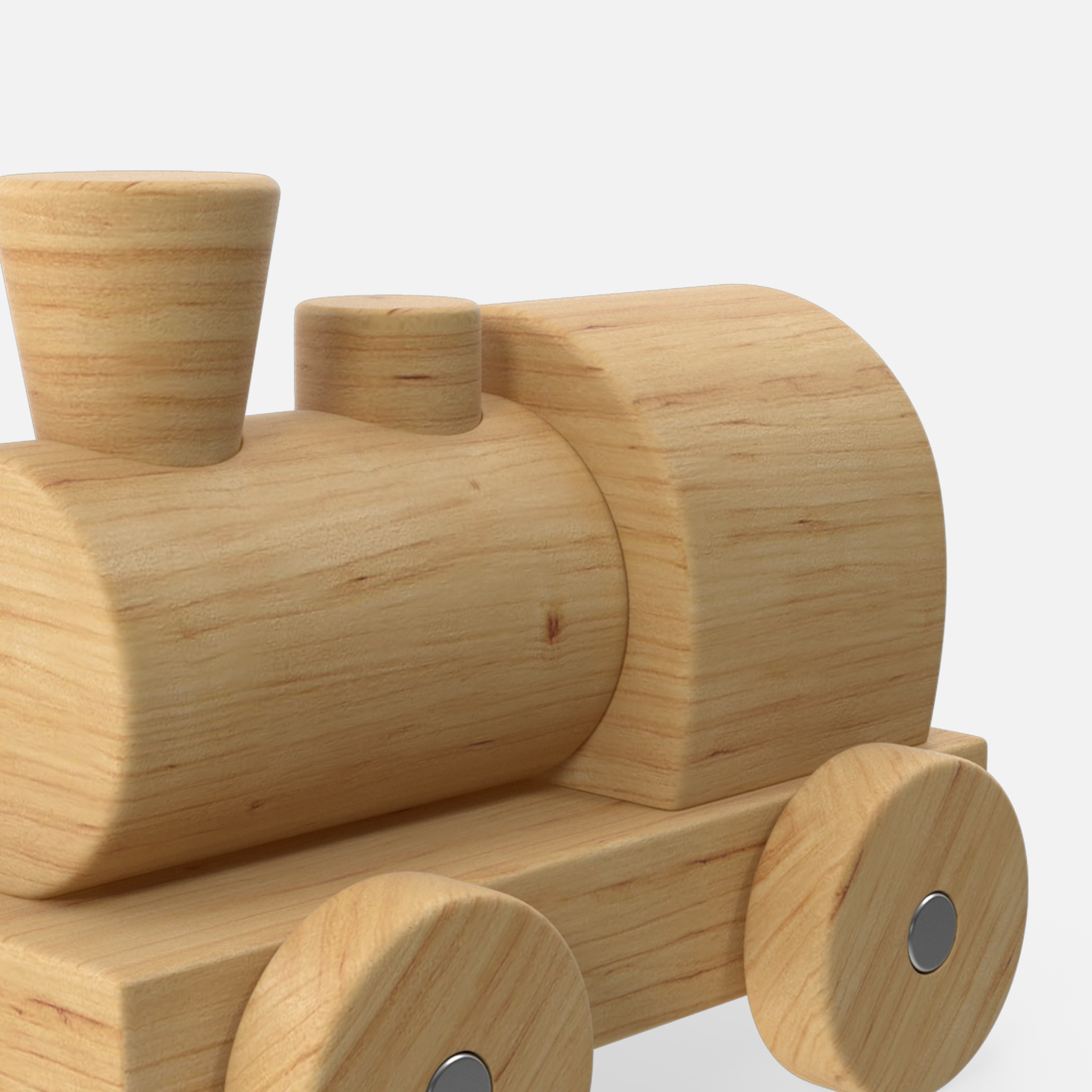 Wooden Toy Locomotive